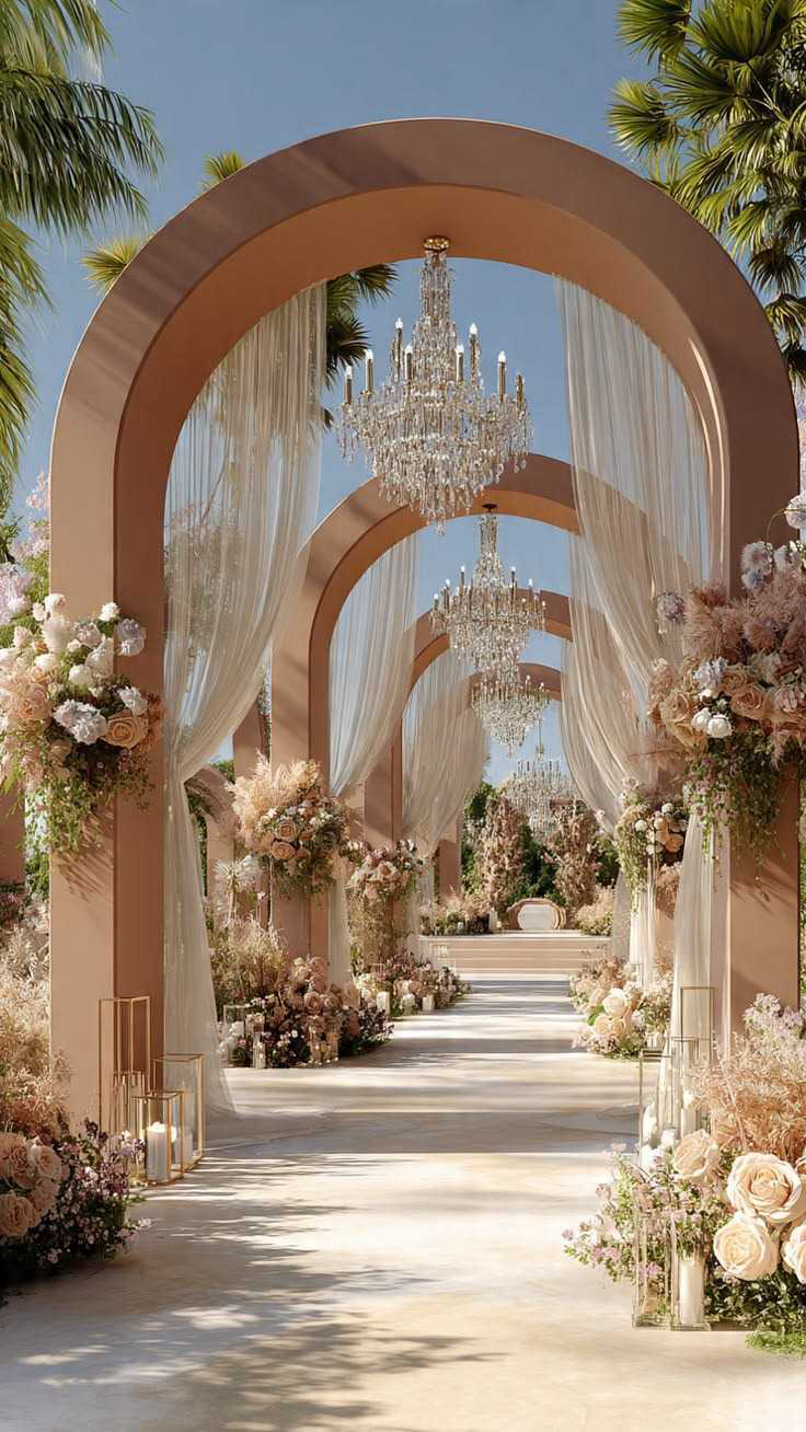 Luxury wedding decor