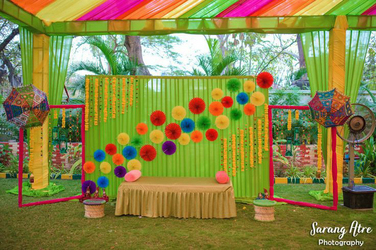 Mehndi decor